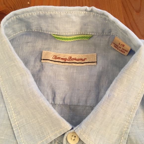 Tommy Bahama linen Button Down - Picture 4 of 8